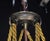 Metal Art Deco French Croismare Glass Plafonnier with Silk Rope and Bronze Fittings, 1890s For Sale - Image 7 of 14