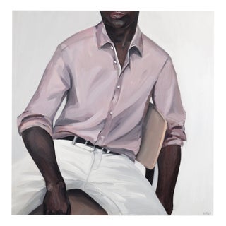 Justyna Kuklo, Pose, 2019, Oil Painting on Canvas, Framed For Sale