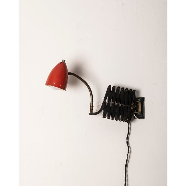 1950s Extendable Wall Lamp by Robert Mathieu, France, 1950s For Sale - Image 5 of 8