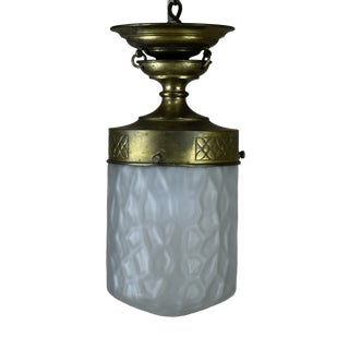 Art Nouveau Ceiling Lamp. Sweden, 1900s For Sale