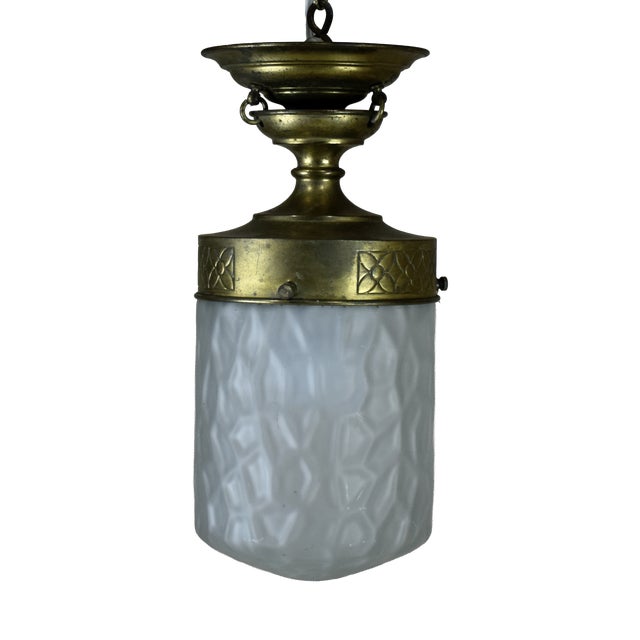 Art Nouveau Ceiling Lamp. Sweden, 1900s For Sale