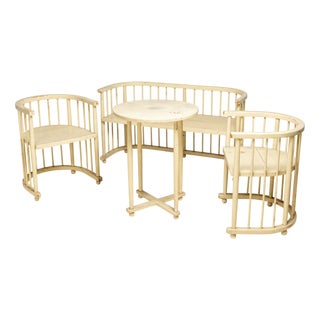 Functionalist Central European Seating Group, 1920s, Set of 4 For Sale