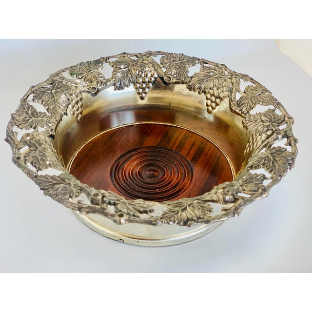 Vintage Late 20th Century Silver Plate Towle Champagne/Wine Bottle Coaster For Sale - Image 13 of 13