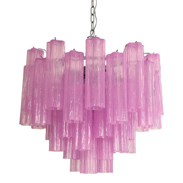 Spectacular Clear Tronchi Murano Glass Chandelier by Simoeng For Sale - Image 7 of 7