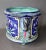 Late 19th Century French Majolica Barbotine Cache Pot With Horse Head Handles For Sale - Image 5 of 6
