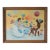 Vintage Mid Century Bubble Bath Boy Surrealist Art Painting For Sale