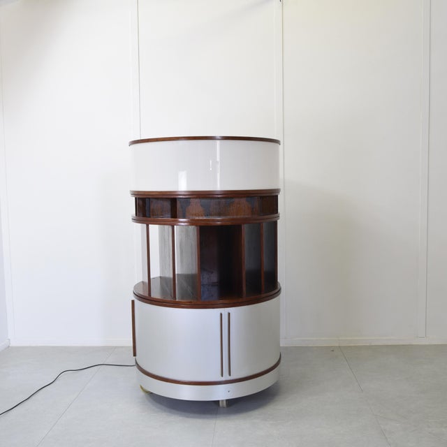 Combi Center Series Storage Unit with Wooden Frame by Joe Colombo, 1960s For Sale - Image 10 of 14