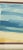 Pair of original art acrylic on paper Sunny Isles seascapes mini paintings in silvertone frames.. by Elia.