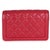 Chanel Red Quilted Lambskin Hold The Line CC Wallet On Chain For Sale - Image 4 of 9