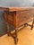 1940s Spanish Renaissance Low Console Table with Carved Front and Single Drawer For Sale - Image 11 of 13