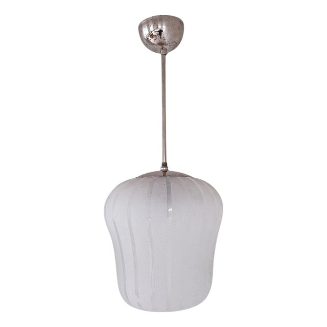 Swedish Modern Art Deco Pendant by Harald Notini for Böhlmarks, Sweden, 1940s For Sale