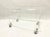 Plastic Mid-Century Clear Acrylic Glass Shelf Unit TV Stand on Castors, 1970s For Sale - Image 7 of 7