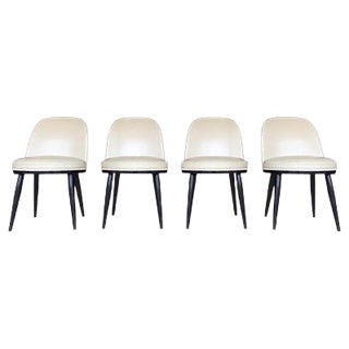 Italian Side Chairs, 1950s, Set of 4 For Sale