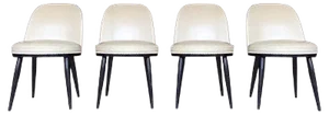 Italian Side Chairs, 1950s, Set of 4