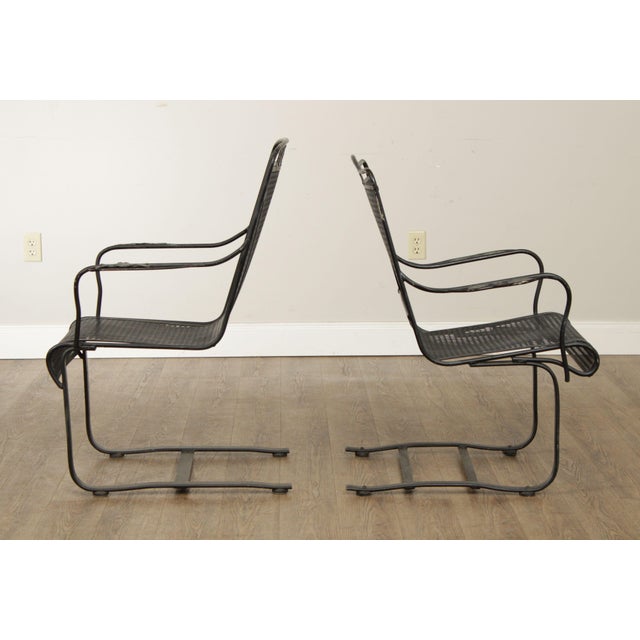 Mid 20th Century Victorian Style Wrought Iron Assembled Patio Chairs Set of 4 Chairish