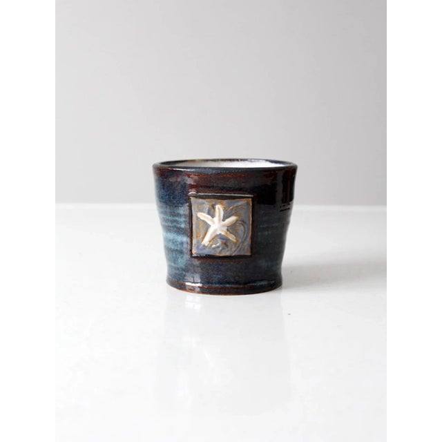 Vintage Starfish Studio Pottery Vase For Sale - Image 10 of 10