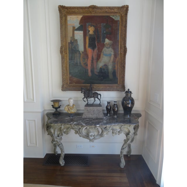 Fabulous Large Late 19th Century Louis XV Consoles a Pair For Sale - Image 9 of 13