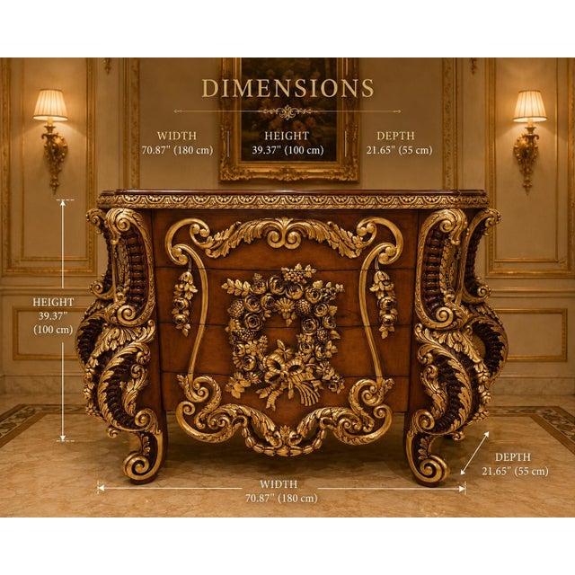 A true masterpiece of craftsmanship and opulence, designed for those who appreciate extraordinary furniture. This...