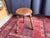 Antique Breton Stool in Turned Wood with Carved Seat, France For Sale - Image 6 of 6