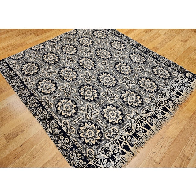 Mid 19th Century American Coverlet For Sale - Image 4 of 12