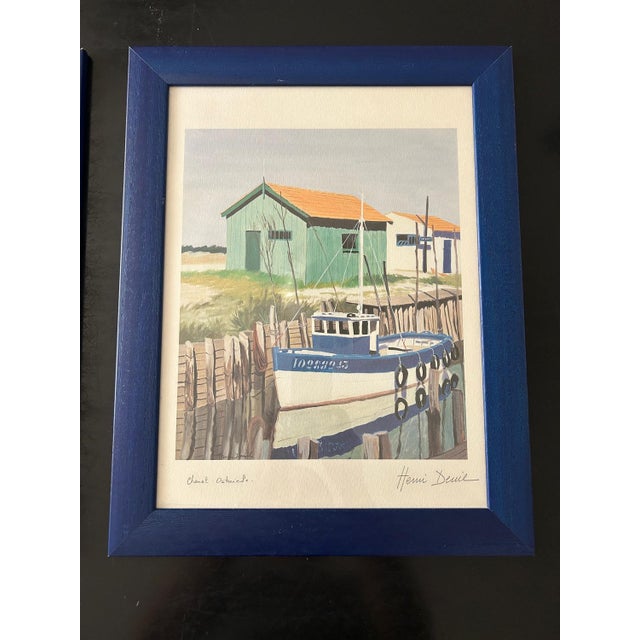 H. Deuil, Coastal Scenes, 2000s, Lithographs, Set of 2 For Sale - Image 9 of 15
