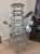 Silver Monumental French Vineyard Industrial Metal Wine Bottle Drying Rack Tree For Sale - Image 8 of 18