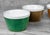 Green Mid 20th Century Mid-Century Boho Insulated Wicker Acrylic Serving Bowls W/ Caddy - Set of 4 For Sale - Image 8 of 9