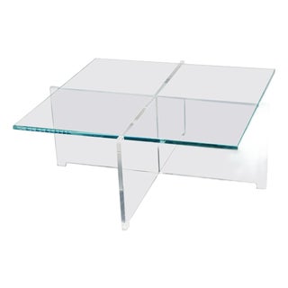 Crossplex Low Table in Polycarbonate and Glass by Bodil Kjær for Karakter For Sale
