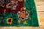 1920s Antique Red Bold Open Field Floral Modern Knotted Wool Chinese Art Deco Rug For Sale - Image 9 of 11