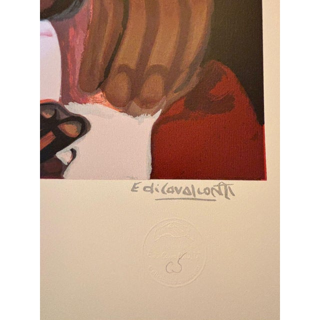 Mid-Century Modern Di Cavalcanti Posthumous Limited Edition Serigraph – Maternidade For Sale - Image 3 of 4