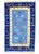 1960s Mid-20th Century Romanian Oltenian Folk Art Floral Wool Kilim Rug in Blue and Navy For Sale - Image 5 of 9