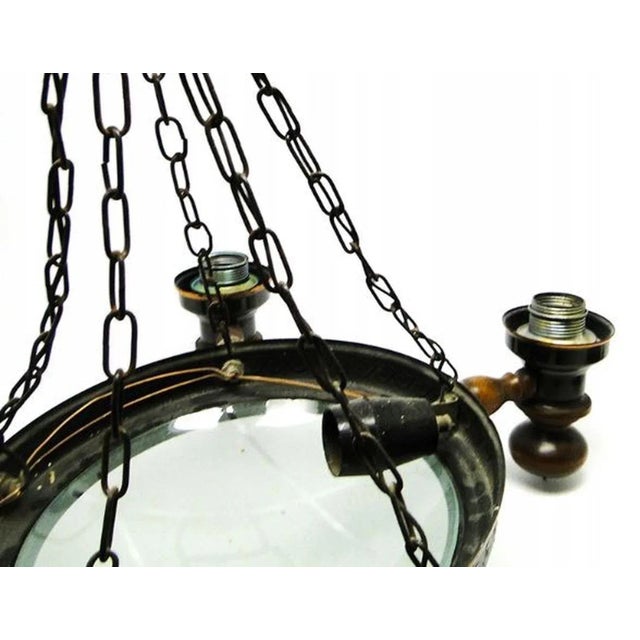 Mid-Century Chandelier, Poland, 1970s, in Good conditions. Designed 1970 to 1979 European Plug (up to 250V).The wiring of...