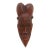 Polished Brown African Mask Wall Art For Sale