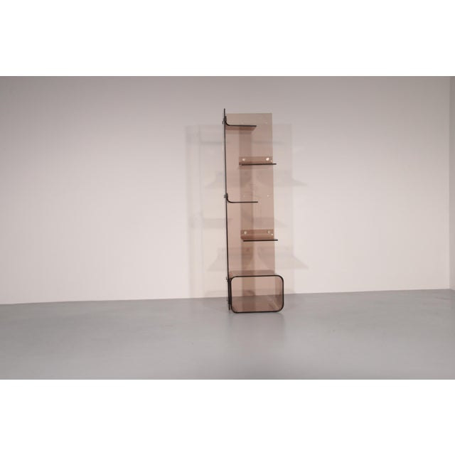 Space Age French Acrylic Glass Bookcase from Michel Dumas, 1970s For Sale - Image 9 of 12