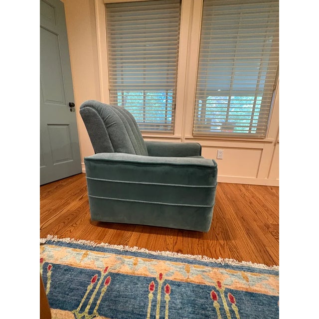 Art Deco Mid 20th Century Pair of Art Deco Style Club Chairs For Sale - Image 3 of 6