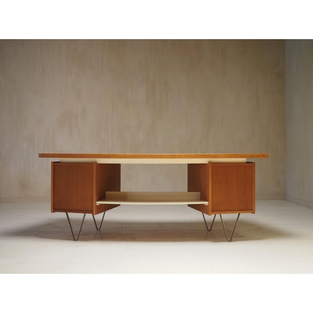Boomerang Floating Desk from Tijsseling Nijkerk, the Netherlands, 1960s For Sale - Image 11 of 15