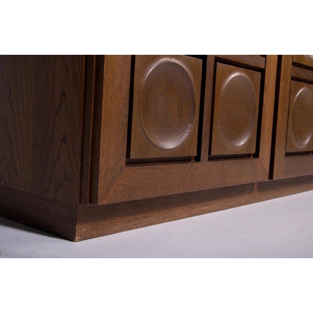 Mid-Century Modern Vintage Brutalist Sideboard by Gerhard Bartels, 1970s For Sale - Image 3 of 9