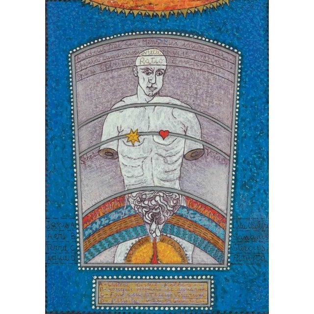 Mixed media on plywood realized in 1970s. Includes a wooden frame cm. 52x35.5. Very good condition. This piece is...