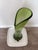 Mid-Century Modern Vintage MCM L E Smith Diamond Butt 3 Wheel Green Swung Tall Vase For Sale - Image 3 of 10