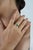 Not Yet Made - Made To Order 1.43ct Mixed-Cut Emerald & Diamond Three-Stone Ring Size 6.5 in 14k Yellow Gold For Sale - Image 5 of 16