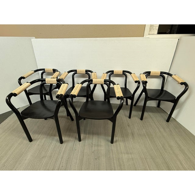 Design Plus Gallery presents a Set of Six Knot Dining Chairs by Tatsuo Kuroda for Normann Copenhagen. These Knot chairs...