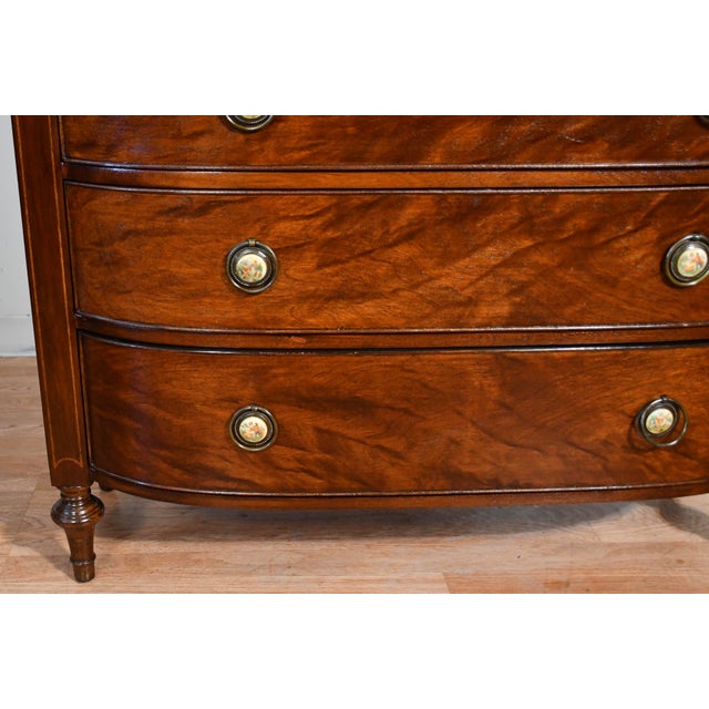 Wood 1920s Antique Sohan Ny English Sheraton Solid Mahogany Server / Buffet For Sale - Image 7 of 18