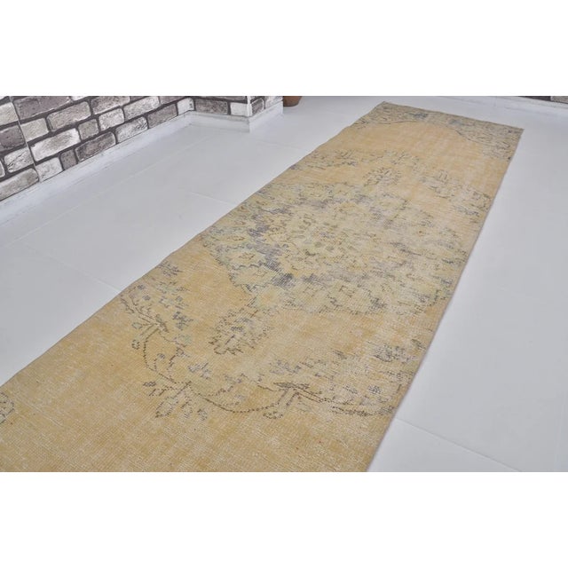 Antique Turkish Hallway Runner in Soft Earth Tones For Sale - Image 4 of 10