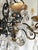 Mid 20th Century Restored Spanish Revival Cast Iron & Crystal Chandelier For Sale In New York - Image 6 of 9
