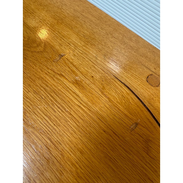 Wood Crate & Barrel Big Sur Dining Table For Sale - Image 7 of 12