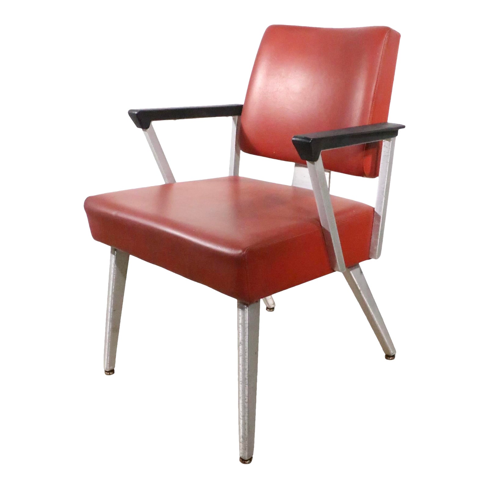 Gf Goodform Aluminum and Vinyl Arm Chair C 1950/1960's Chairish