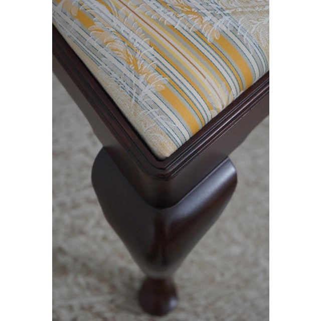 Set of 8 Henkel Harris Mahogany Dining Chairs For Sale - Image 10 of 12