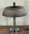 Vintage Mid Century Modern Egon Hillebrand Chrome Table Lamp With Sculptural Gray Shade, c.1970's For Sale - Image 4 of 11