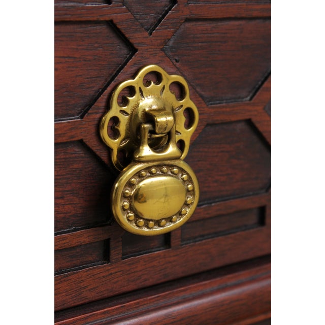 Henkel Harris Model 2386 Mahogany Breakfront For Sale - Image 14 of 18