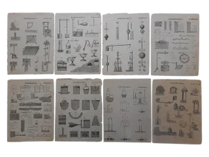 Antique Scientific Engravings - Set of 8
